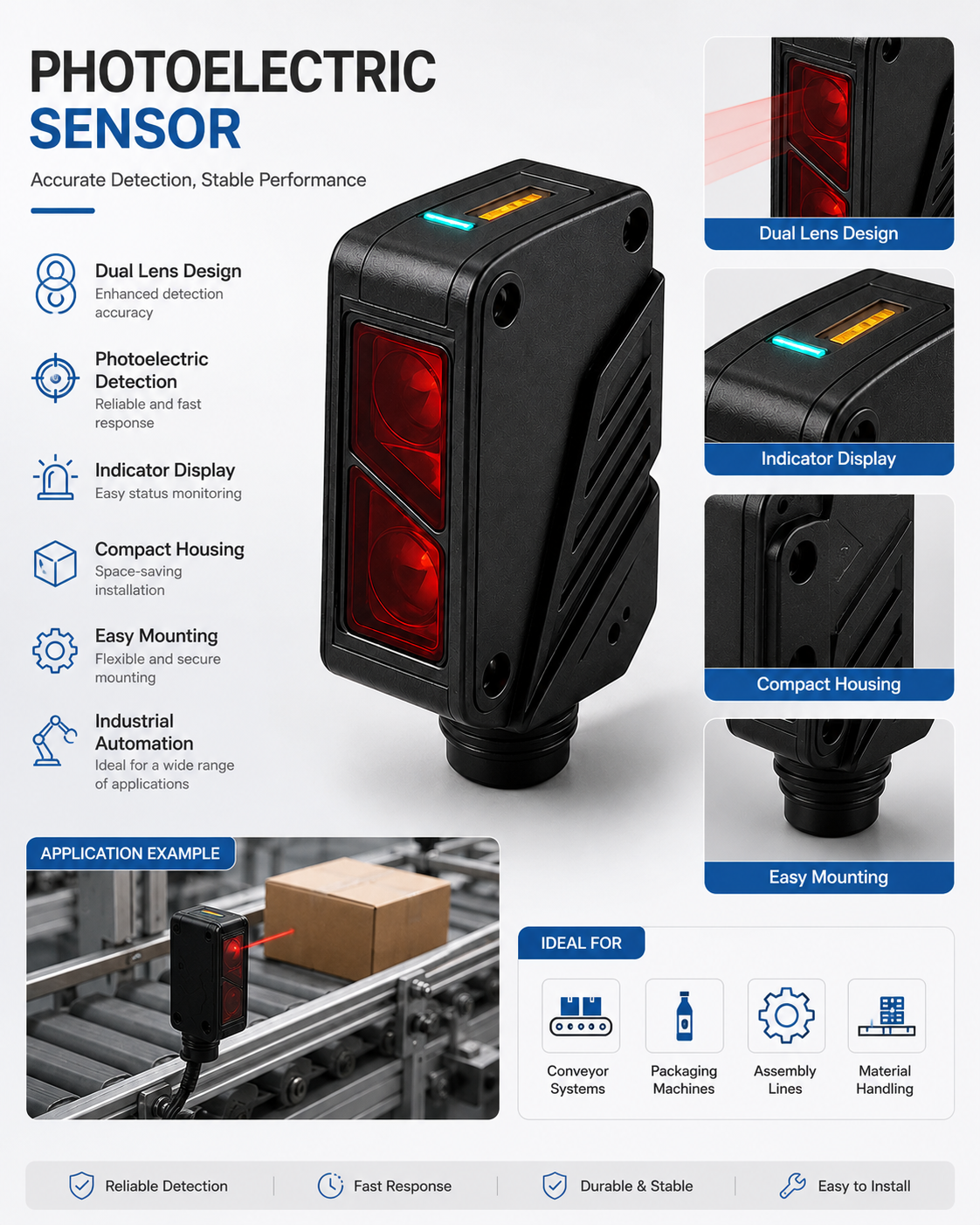 AXP Photoelectric Sensor Series feature details