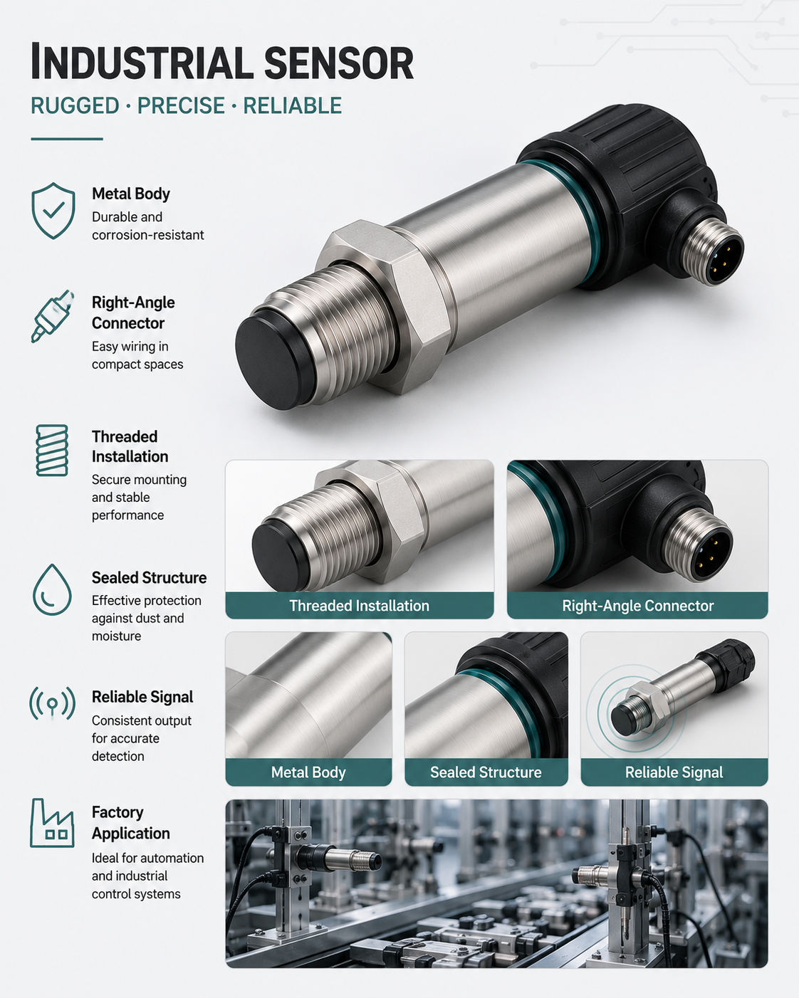 AXP Pressure & Flow Sensor Series feature details